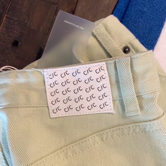 NWT C/MEO COLLECTIVE COMMITTED SKIRT Citron - Picture 6 of 6